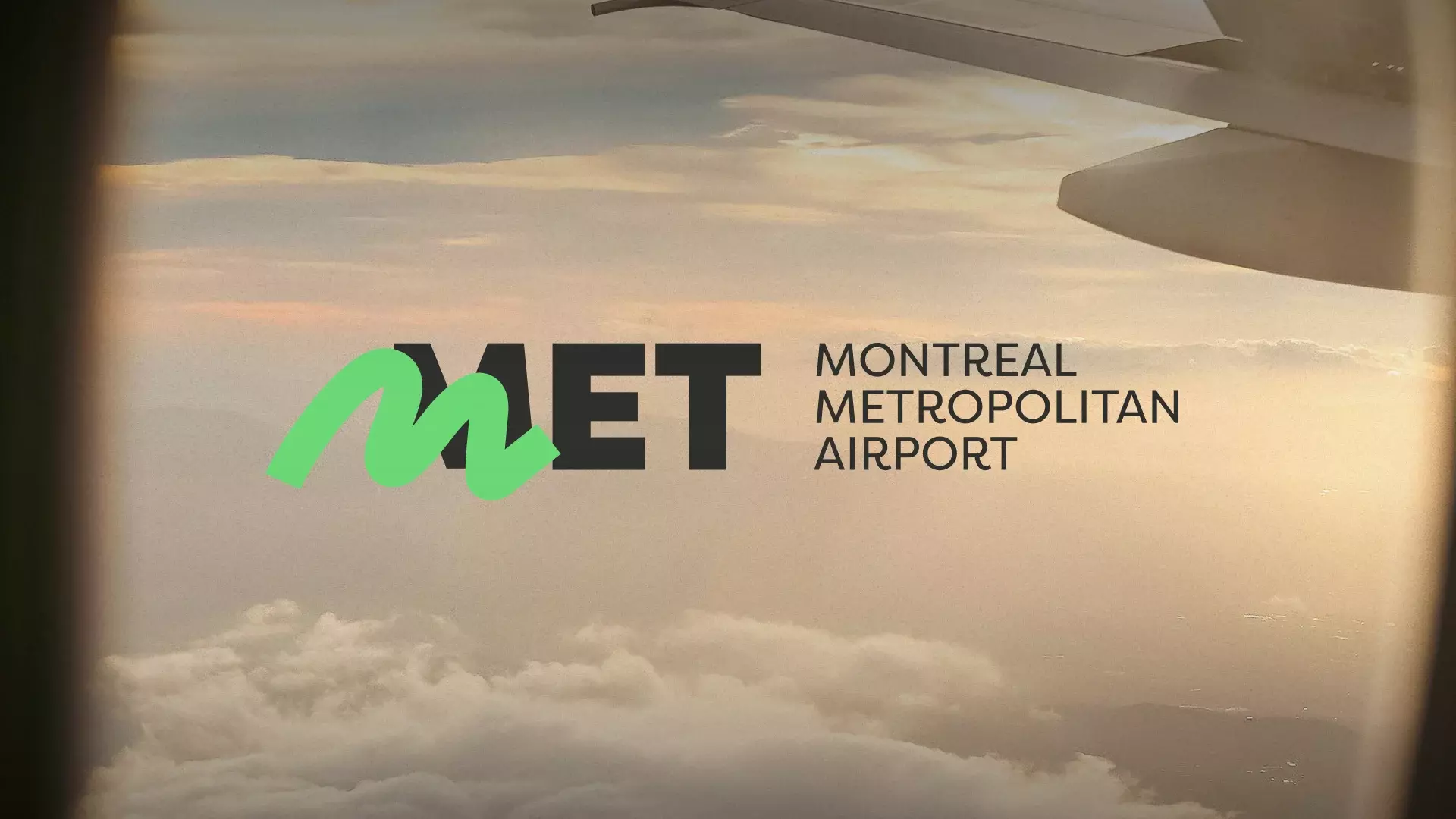 MET – Montreal Metropolitan Airport - The MET takes flight: a new brand design by Bob